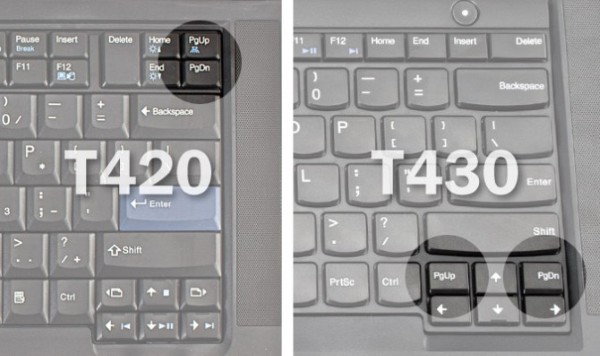 So sánh bàn phím ThinkPad thế hệ mới và thế hệ cũ