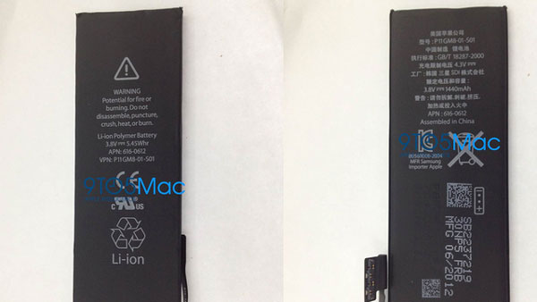 Pin iPhone 5