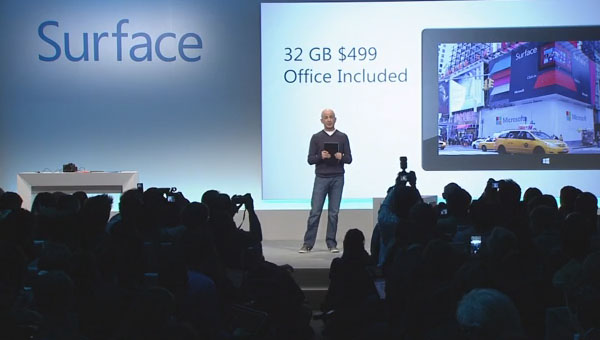 Microsoft chính thức ra mắt máy tính bảng Microsoft Surface
