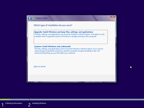 Hướng dẫn cài đặt Windows 8