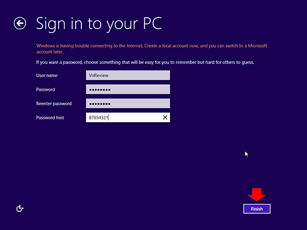 Hướng dẫn cài đặt Windows 8