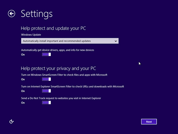 Hướng dẫn cài đặt Windows 8
