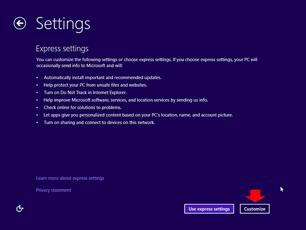 Hướng dẫn cài đặt Windows 8