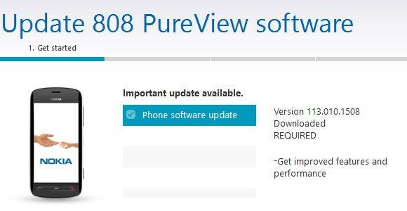 Đã có bản cập nhật cho Nokia 808 PureView
