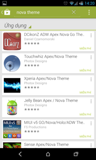 Android launcher