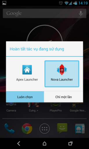 Android launcher