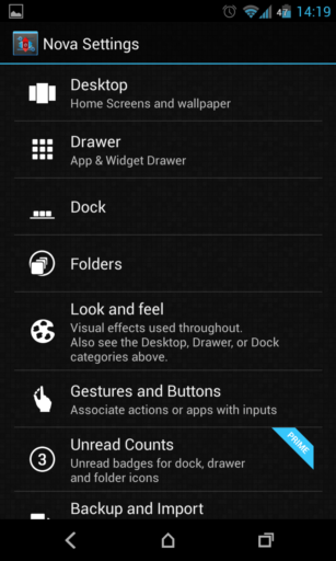 Android launcher