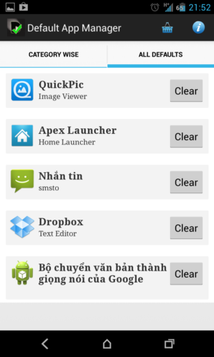 default app manager