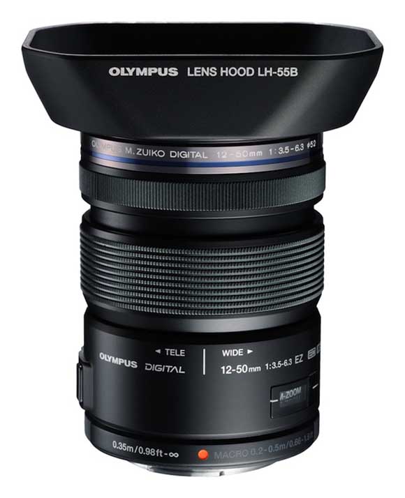 ống kính zoom điện Olympus