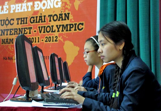 thi giải toán qua internet
