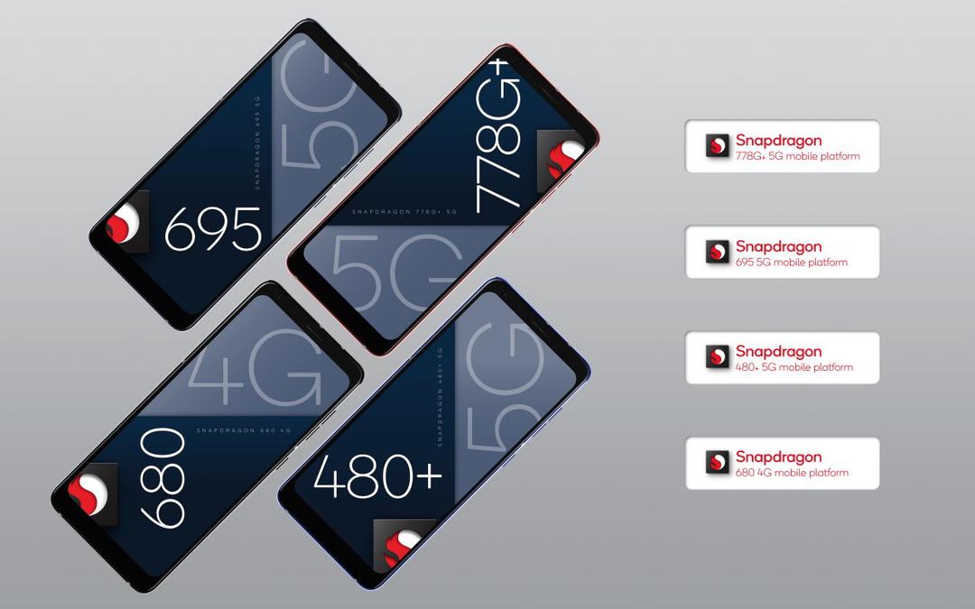 Qualcomm Snapdragon 778G Plus, 695, 480 Plus và 680 đồng loạt ra mắt: hầu hết đều có 5G