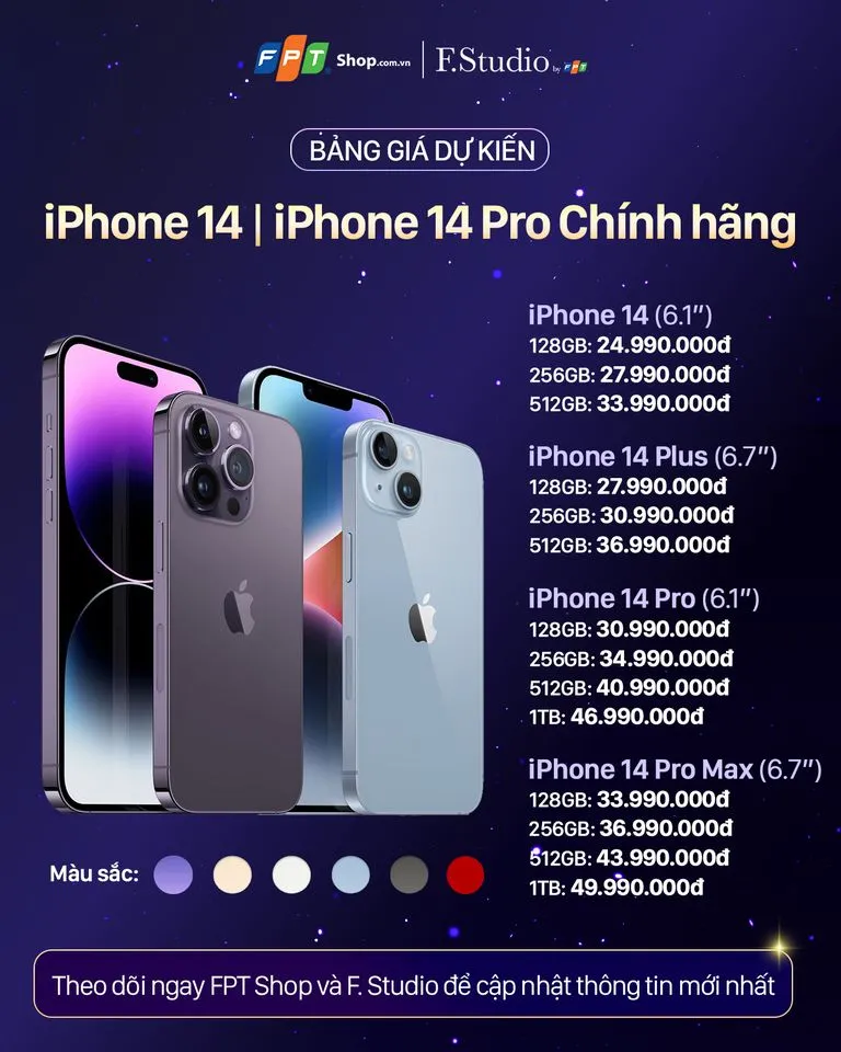 Gần 15.000 lượt đăng ký sở hữu sớm iPhone 14 tại FPT Shop & F.Studio chỉ tính riêng ngày 8/9