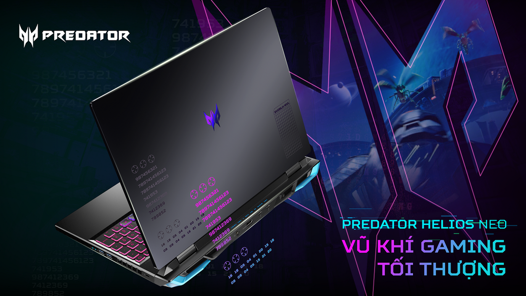 Acer ra mắt laptop gaming cao cấp Predator Helios Neo 16: Vũ khí gaming tối thượng 2023 với CPU Intel Core i7 Gen 13 & GPU GeForce RTX 4060