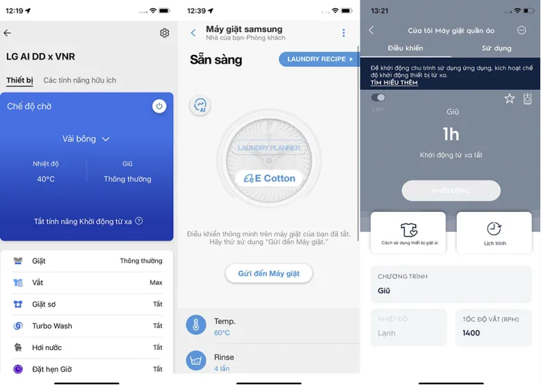 So đọ 3 máy giặt thông minh Samsung, LG và Electrolux: ai nhiều “AI” nhất?