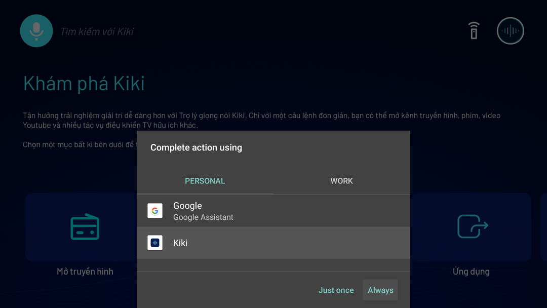 Hướng dẫn cài đặt Kiki TV điều khiển bằng giọng nói miễn phí 100%