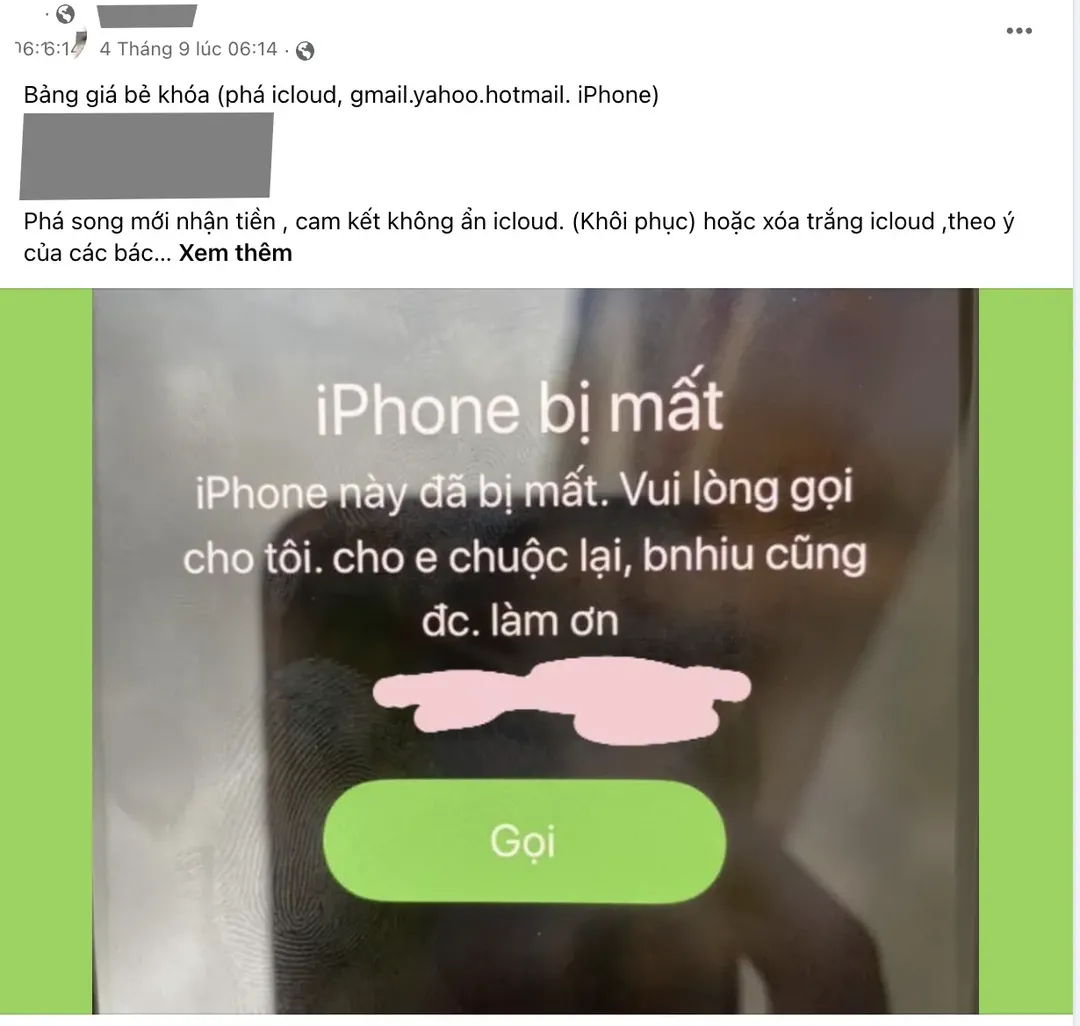 Sợ quá, đã xuất hiện công cụ bẻ khoá iPhone trộm cắp với tính năng xoá iCloud từ xa 