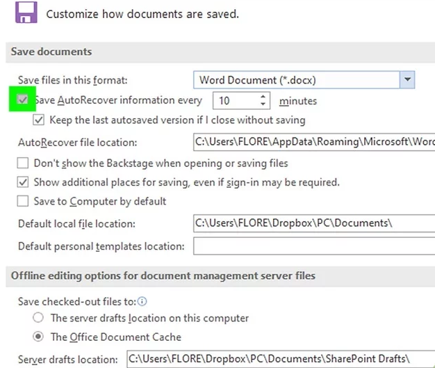 Cách đặt chế độ Tự động lưu trên Microsoft Word rất nhiều người chưa biết