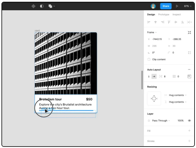 Cách tạo thiết kế động bằng auto layout trong figma (phần 2)