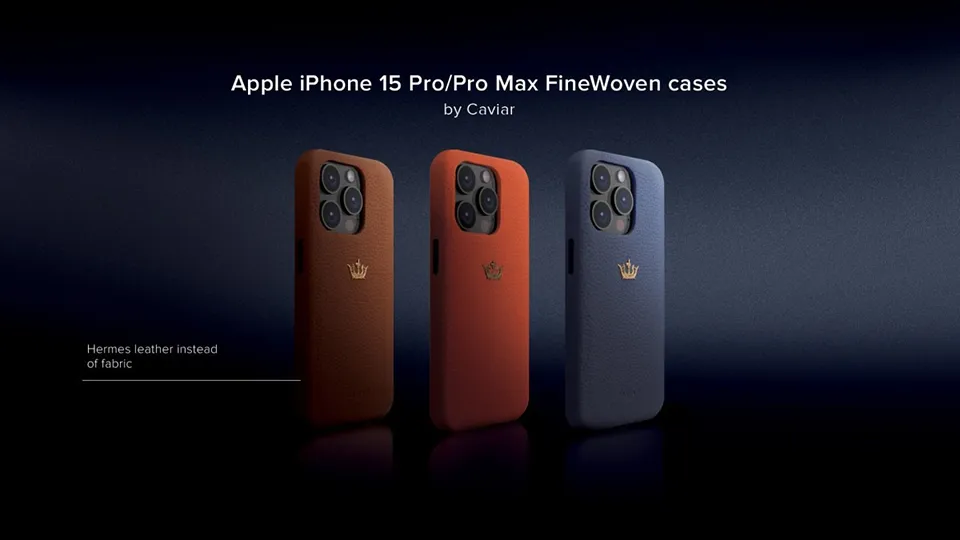 Ốp FineWoven của Apple bị chê quá nhiều, Caviar ra mắt ốp lưng da Hermes auth giá đắt gấp đôi iPhone 15 Pro Max