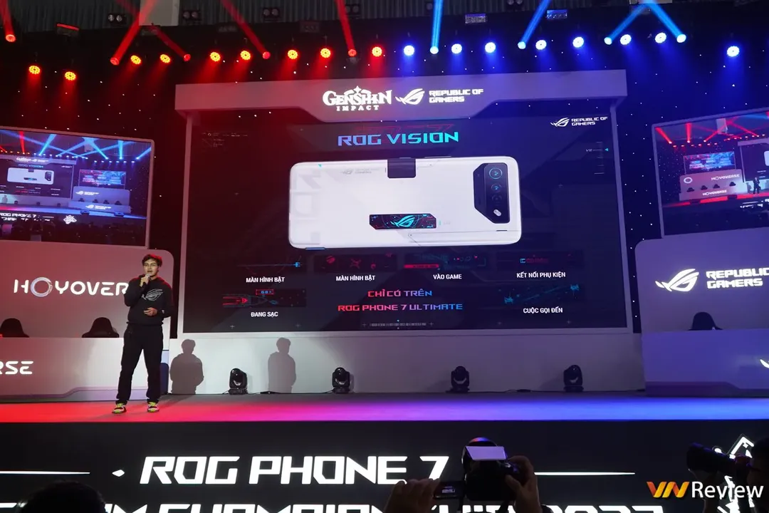 “Trùm cuối” gaming phone ASUS ROG Phone 7 và ROG Phone 7 Ultimate có giá từ 25 triệu đồng tại Việt Nam