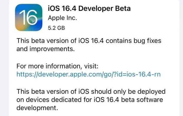 iOS 16.4 beta vừa xuất hiện đột ngột, vội vàng. Làm thế nào để nâng cấp?