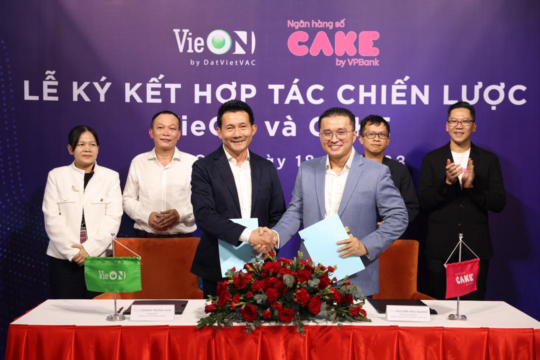 Ngân hàng số Cake và VieON hợp tác ra mắt thẻ tín dụng đồng thương hiệu