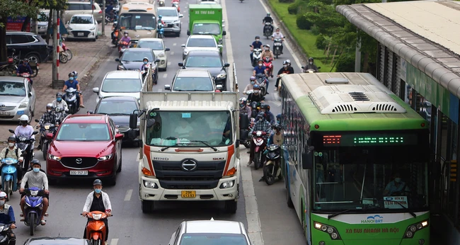 Hà Nội sẽ thay tuyến buýt nhanh BRT bằng đường sắt đô thị