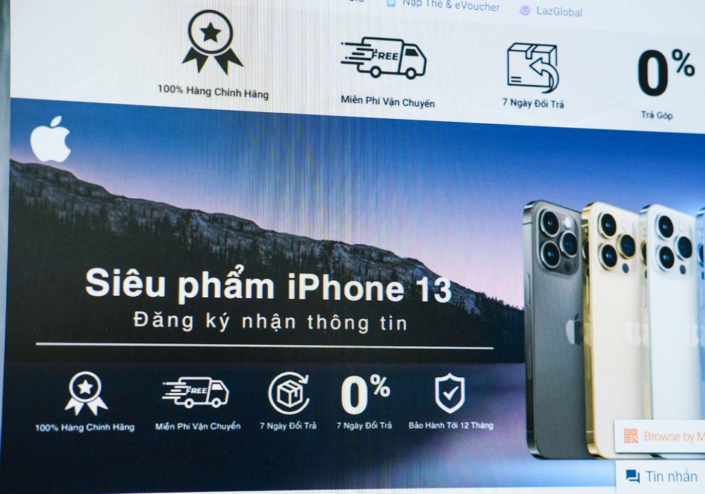 Lý do Shopee, Tiki, Lazada không cho đặt trước iPhone 13