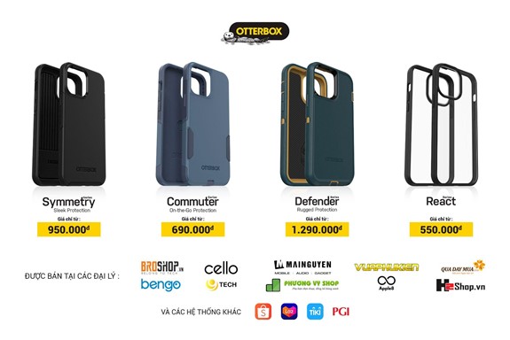 OtterBox, đối tác phụ kiện của Apple chính thức có mặt Việt Nam