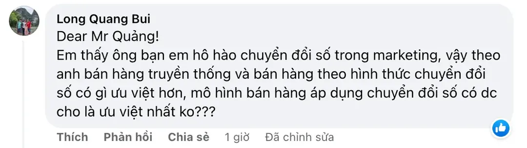 CEO Nguyễn Tử Quảng giao lưu trực tuyến về Chuyển đổi số