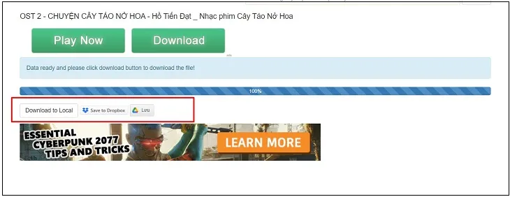 3 cách tải nhạc từ video YouTube về máy tính không cần phần mềm