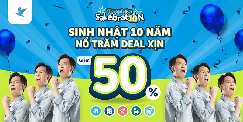 Traveloka tròn 10 năm đồng hành cùng cộng đồng yêu du lịch