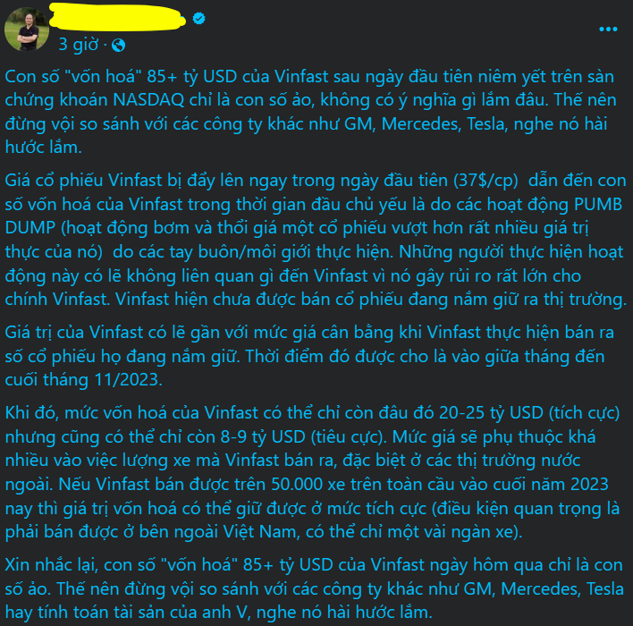 Vốn hóa 85 tỷ USD, có thật VinFast giá trị hơn cả Ford, Mercedes, BMW, Volkswagen?