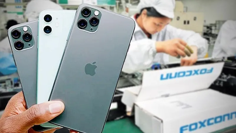 Công ty sản xuất iPhone đạt doanh thu kỷ lục