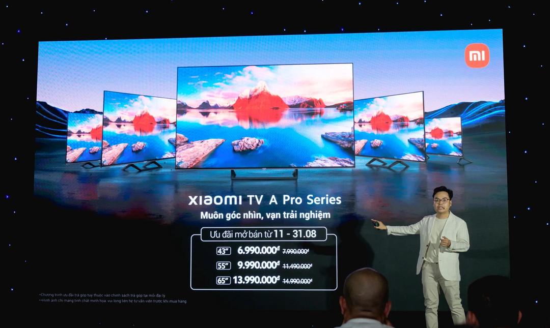 Xiaomi ra mắt máy tính bảng Xiaomi Pad 6 và loạt TV Xiaomi A cùng Xiaomi A Pro tại Việt Nam