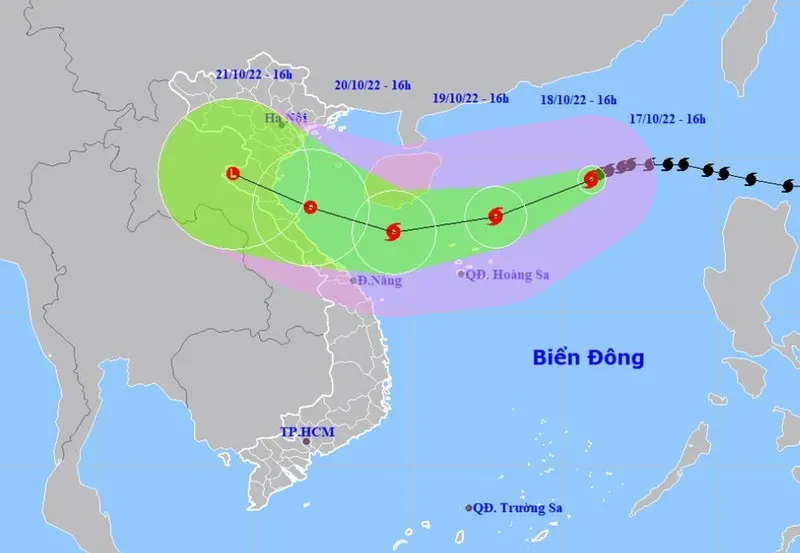 Tin bão mới nhất 18/10: Bão số 6 Nesat giật cấp 15, hướng vào Bắc Trung bộ