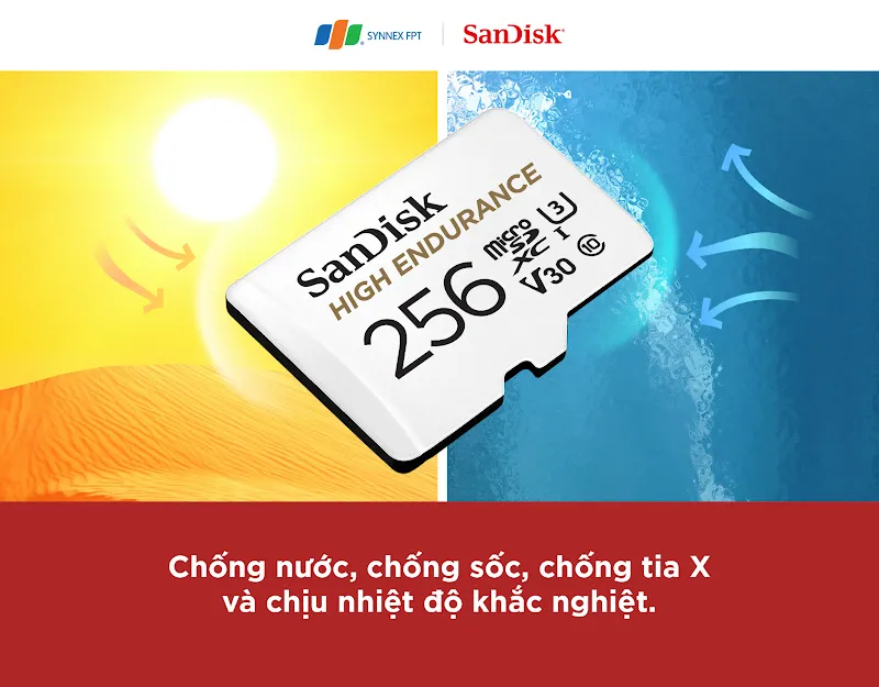 Một thẻ ghi hình cần những gì, microSD SanDisk High Endurance có hết