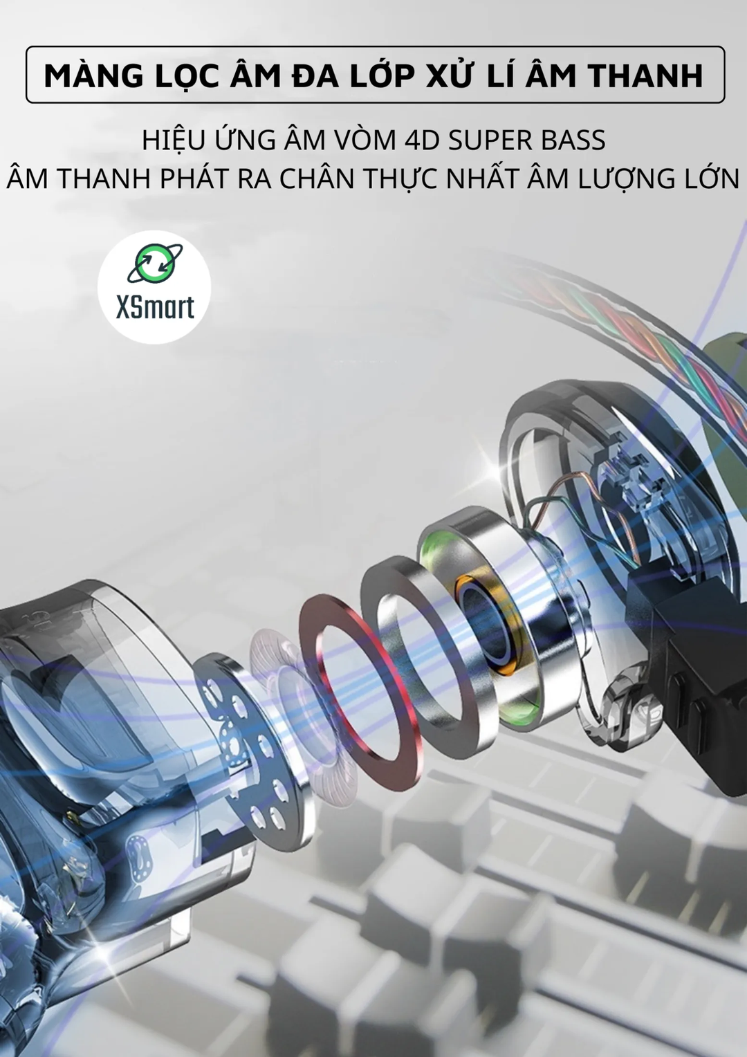 Tai nghe “trùm” phân khúc 200.000 đồng: có micro lọc tạp âm, cấu trúc hybrid-driver