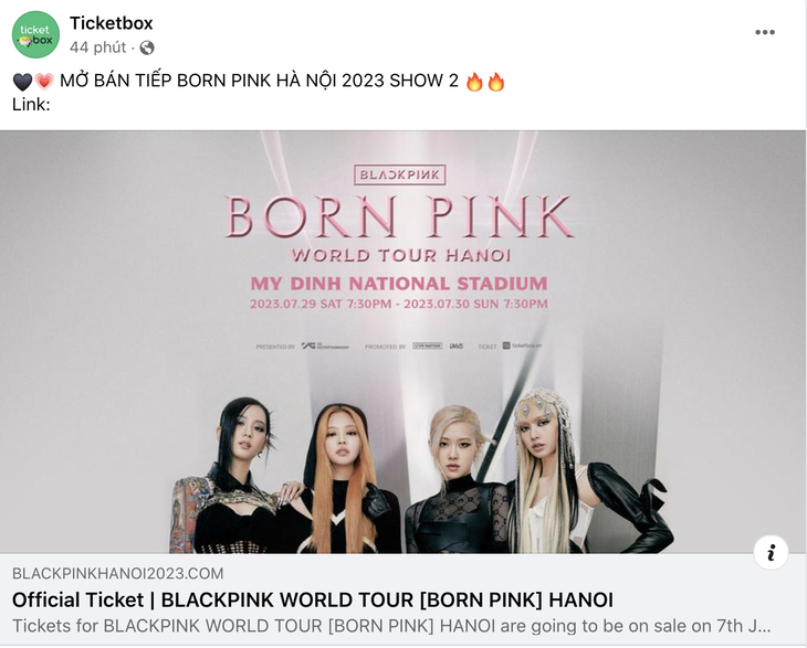 Dân phe vé "khóc thét" khi biết tin liên quan tới đêm diễn thứ 2 của BlackPink