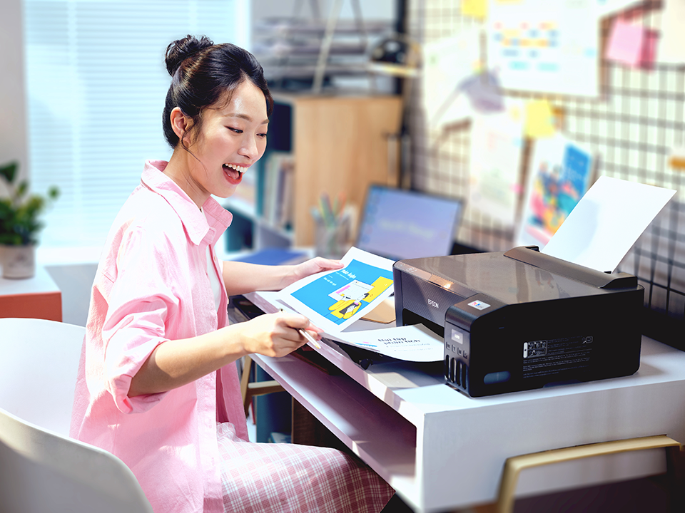 Epson chọn MC Khánh Vy làm đại diện dòng máy in phun không nhiệt