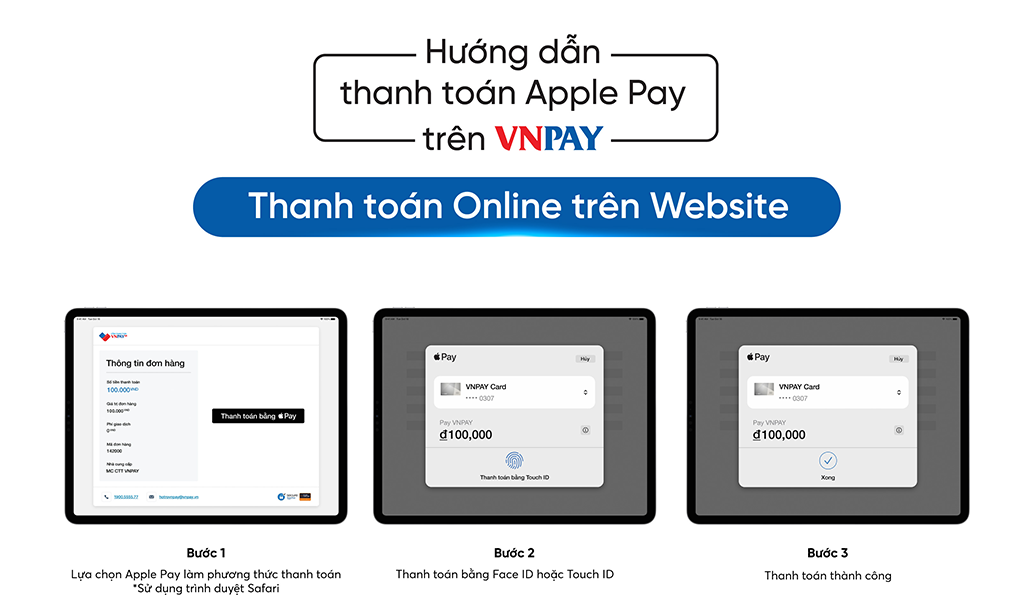 Apple Pay đã chính thức kết nối thanh toán với VNPAY