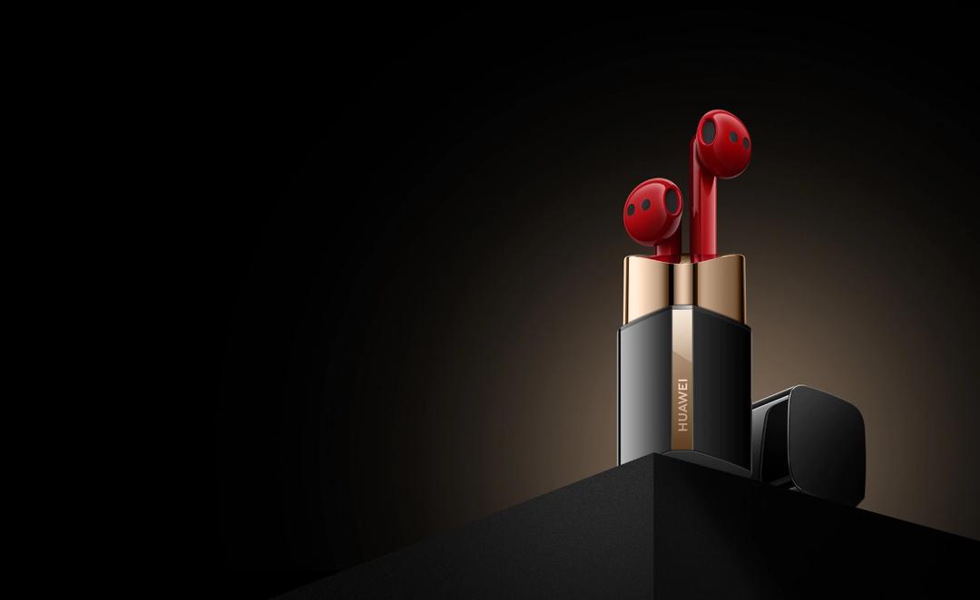 Huawei FreeBuds Lipstick ra mắt: tai nghe true wireless điệu đà với kén sạc như thỏi son