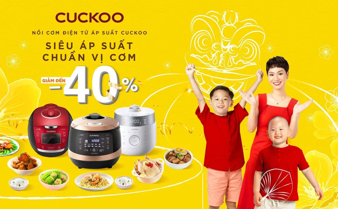 Ăn Tết lớn với 3 “món ngon” khó cưỡng từ nồi cơm điện Cuckoo