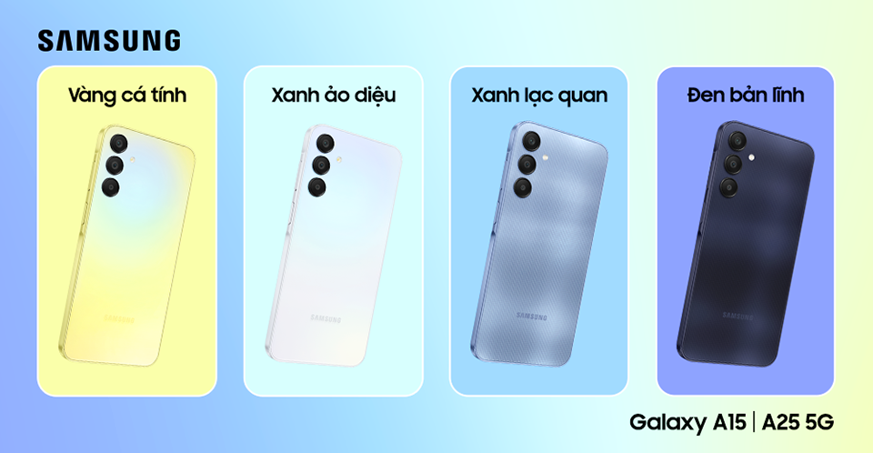 Galaxy A15 và Galaxy A25 5G lên kệ sớm tại Việt Nam