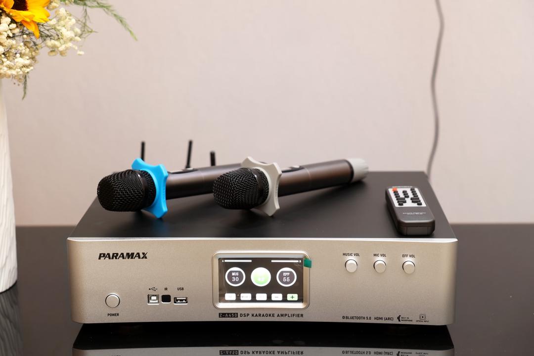 PARAMAX ra mắt amply tích hợp vang số Z-A450 cùng loa đứng Hi-Fi Euro 8 series: tối ưu cho Karaoke tại gia