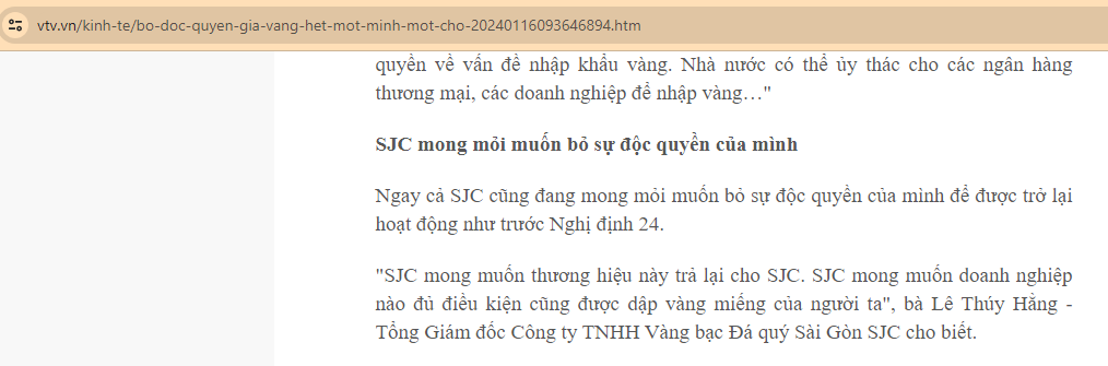 Giá vàng thế giới giảm mạnh, SJC dỗi đòi lại thương hiệu