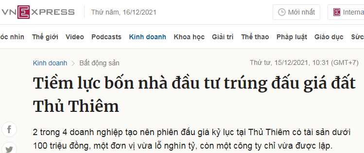 “Thuyết âm mưu” từ kết quả đấu giá đất Thủ Thiêm toàn nghìn tỷ