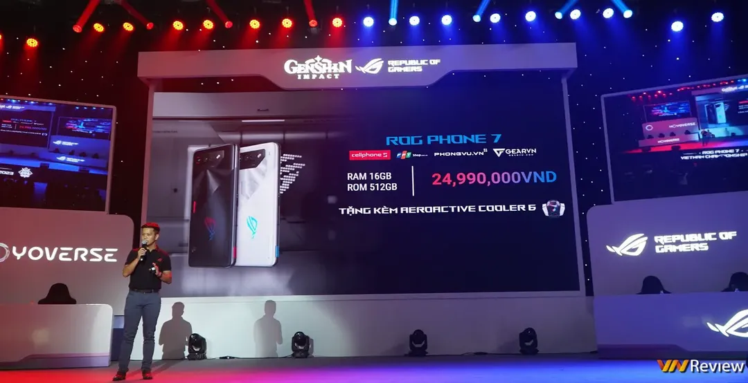 “Trùm cuối” gaming phone ASUS ROG Phone 7 và ROG Phone 7 Ultimate có giá từ 25 triệu đồng tại Việt Nam