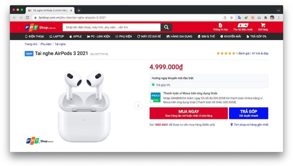 AirPods 3 lên kệ sớm tại FPT Shop & F.Studio by FPT, giá hấp dẫn 4,99 triệu đồng