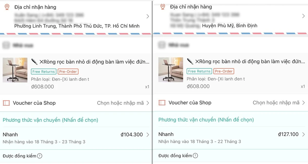 Thiệt thòi khi mua hàng online ở tỉnh